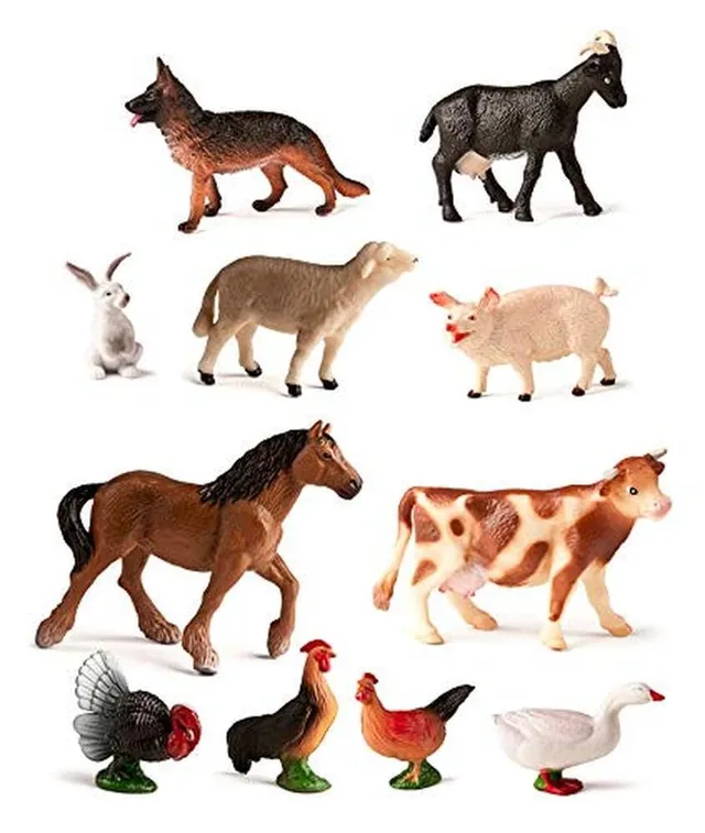 Miniland Animals Bauernhoftiere Spielfiguren 11-teilig 27420