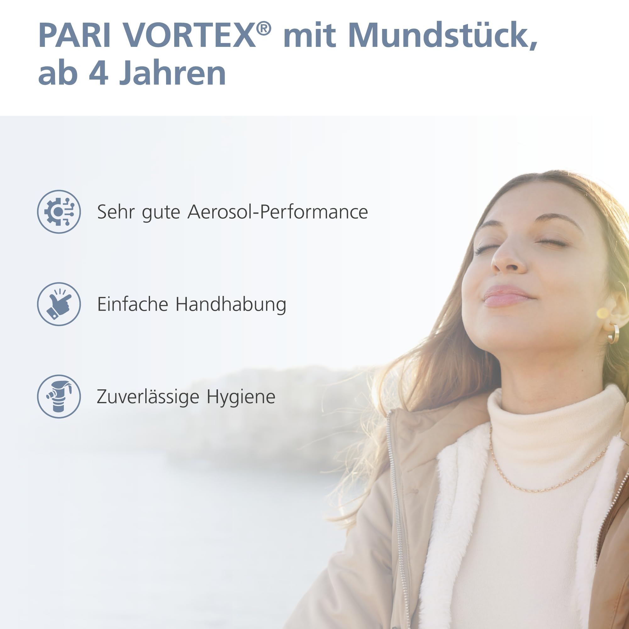 PARI VORTEX Inhalierhilfe Mundstück antistatisch 1 Stk