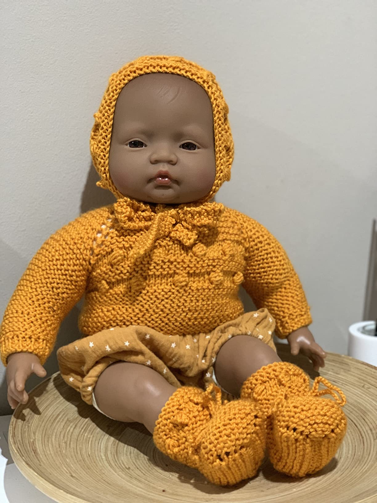 Miniland Dolls 31067 Babypuppe 40 cm Südamerikanisch