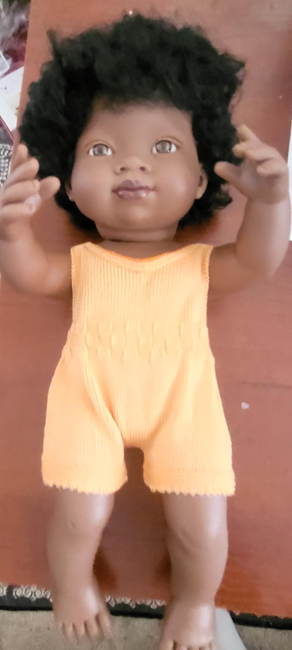 Miniland Dolls Babypuppe afrikanisch 38cm Colourful