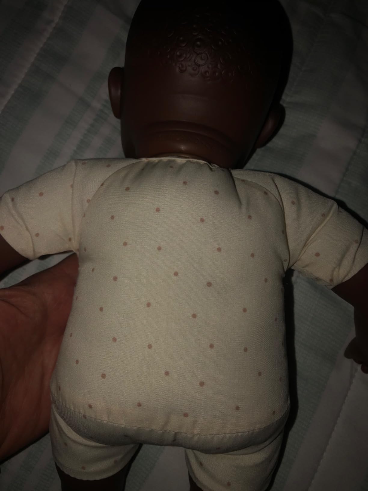 Miniland Dolls Babypuppe 32 cm afrikanisch Stoffkörper
