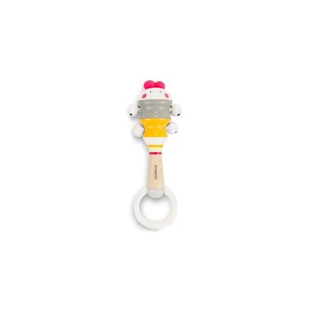Miniland Infant Chick Bell Rassel Küken Silikon ab 0 Monate