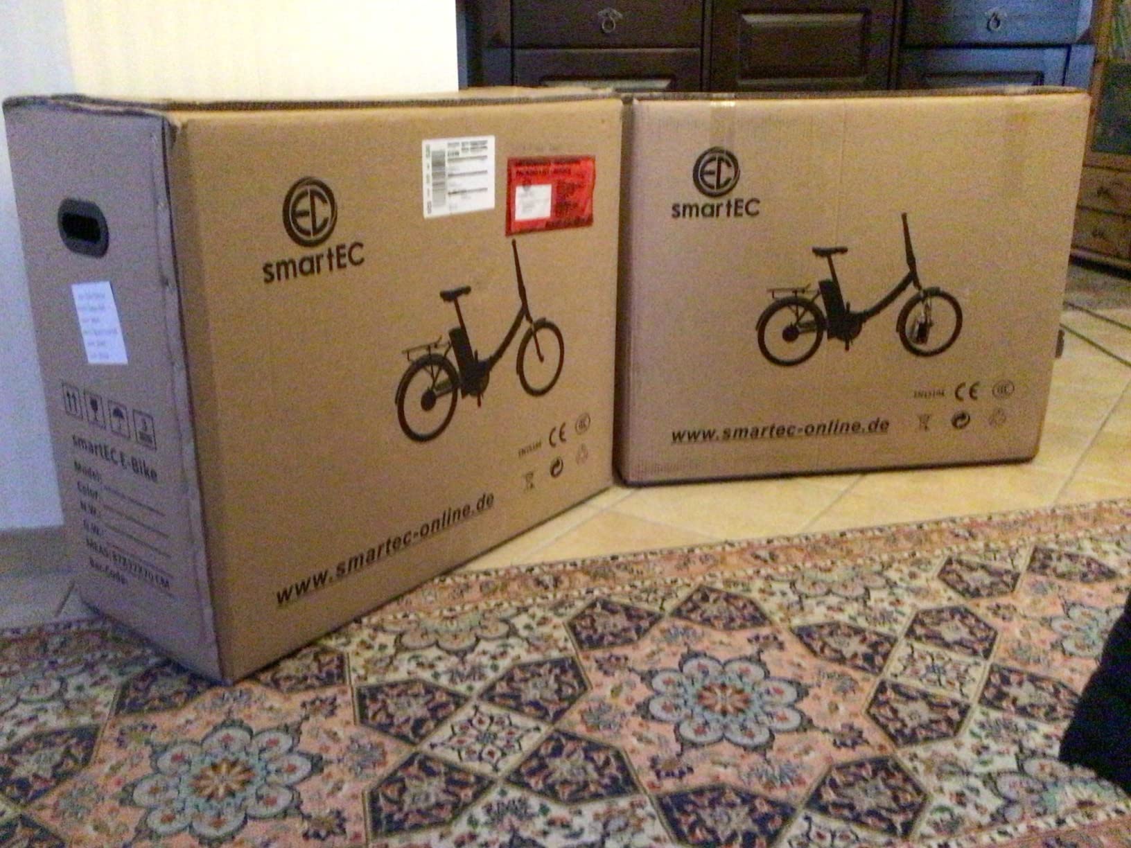 smartEC Camp-20D E-Klapprad 20 Zoll 250W Schwarz 100 km