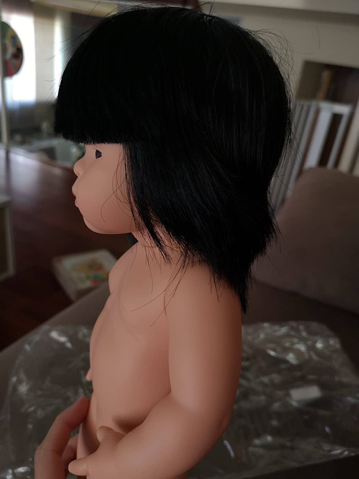 Miniland Babypuppe Asiatisches Mädchen 38 cm Vinyl