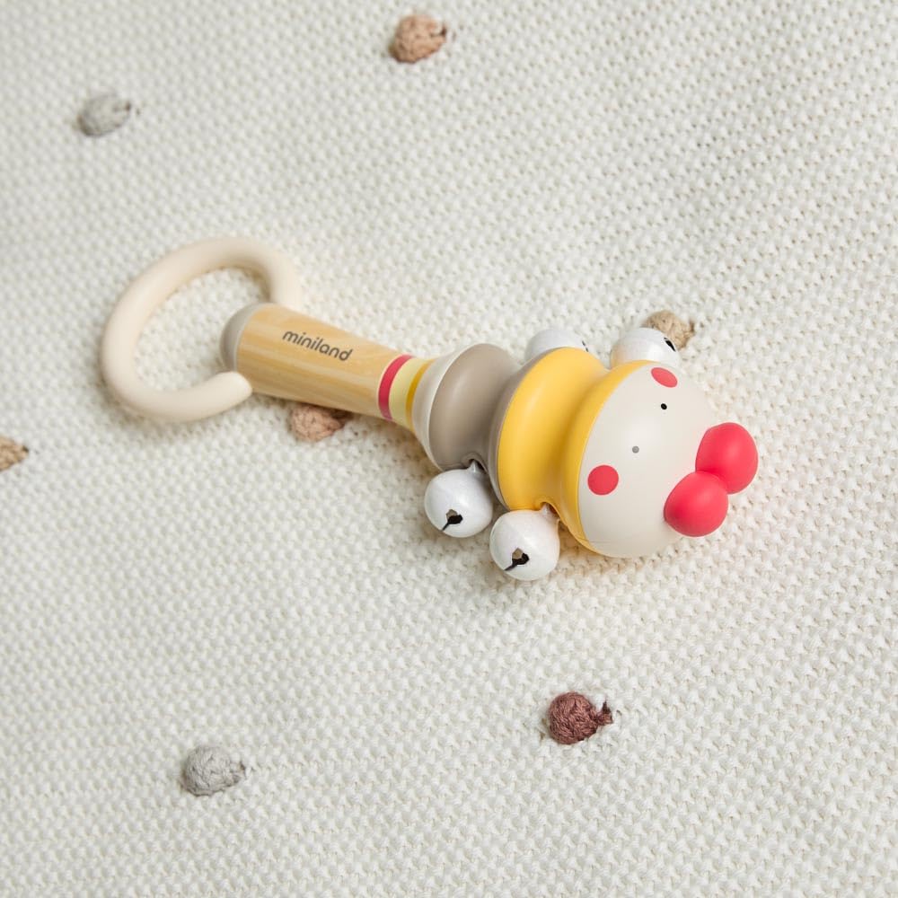 Miniland Infant Chick Bell Rassel Küken Silikon ab 0 Monate