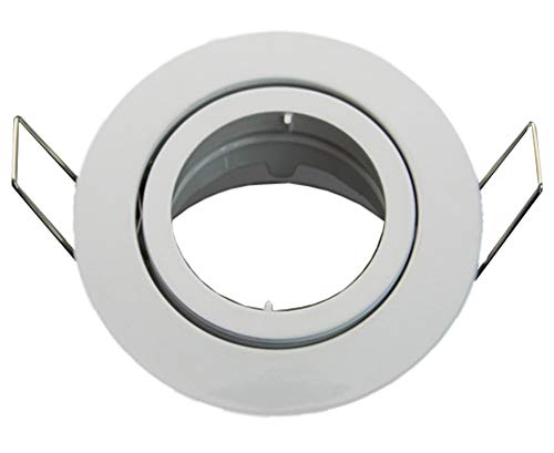 feinlux LED Einbaurahmen GU10 rund weiß Einbaustrahler