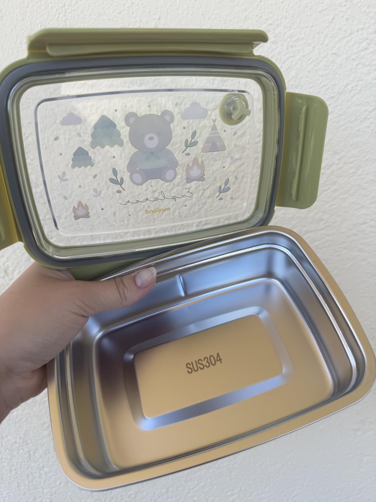 Miniland Nutrition Steel Lunchbox Explorer 800 ml Edelstahl