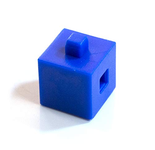 Miniland Bunte Steckwürfel 2 cm 100 Teile Steckspiel