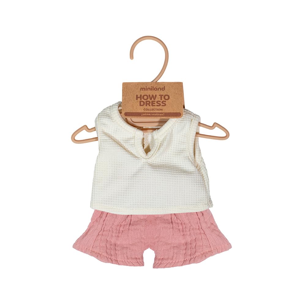 Miniland Puppenkleidung Sommer Set 38cm T-Shirt Hose