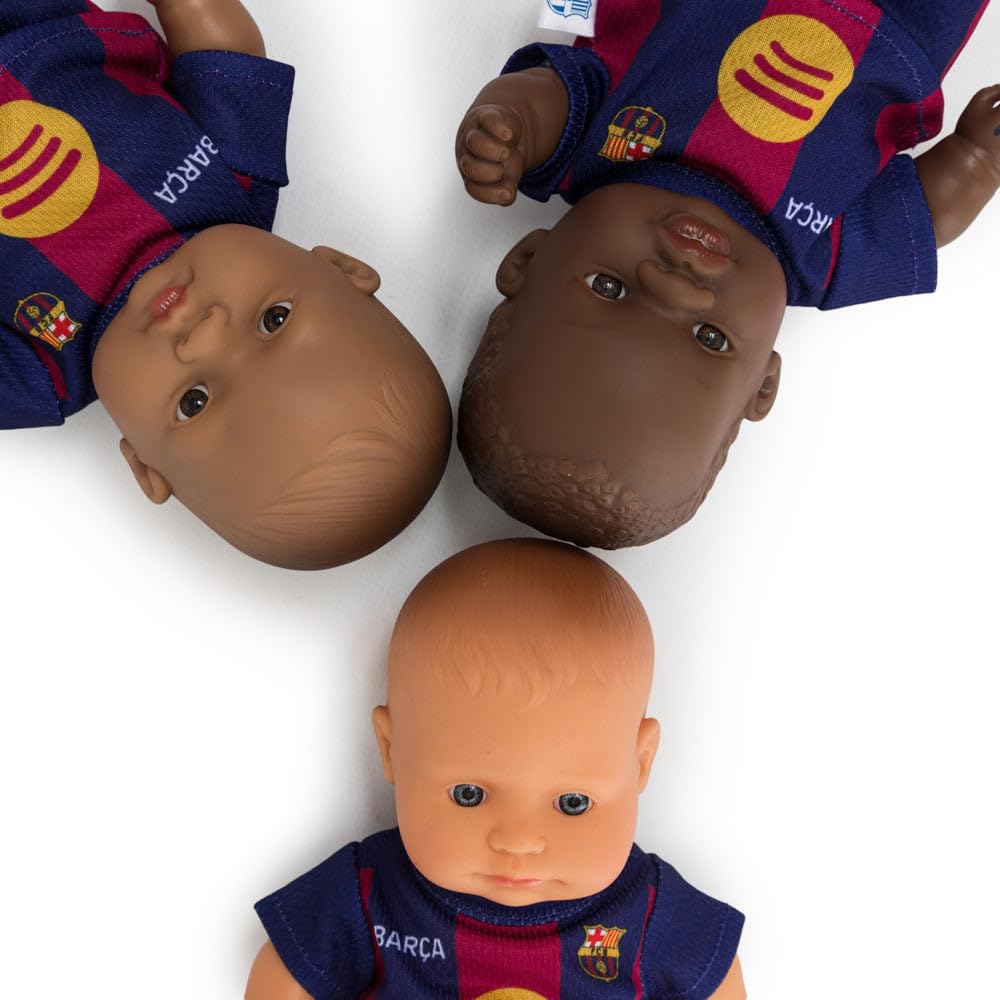 Miniland FC Barcelona Puppe 21cm Trikot Barça kaukasisch