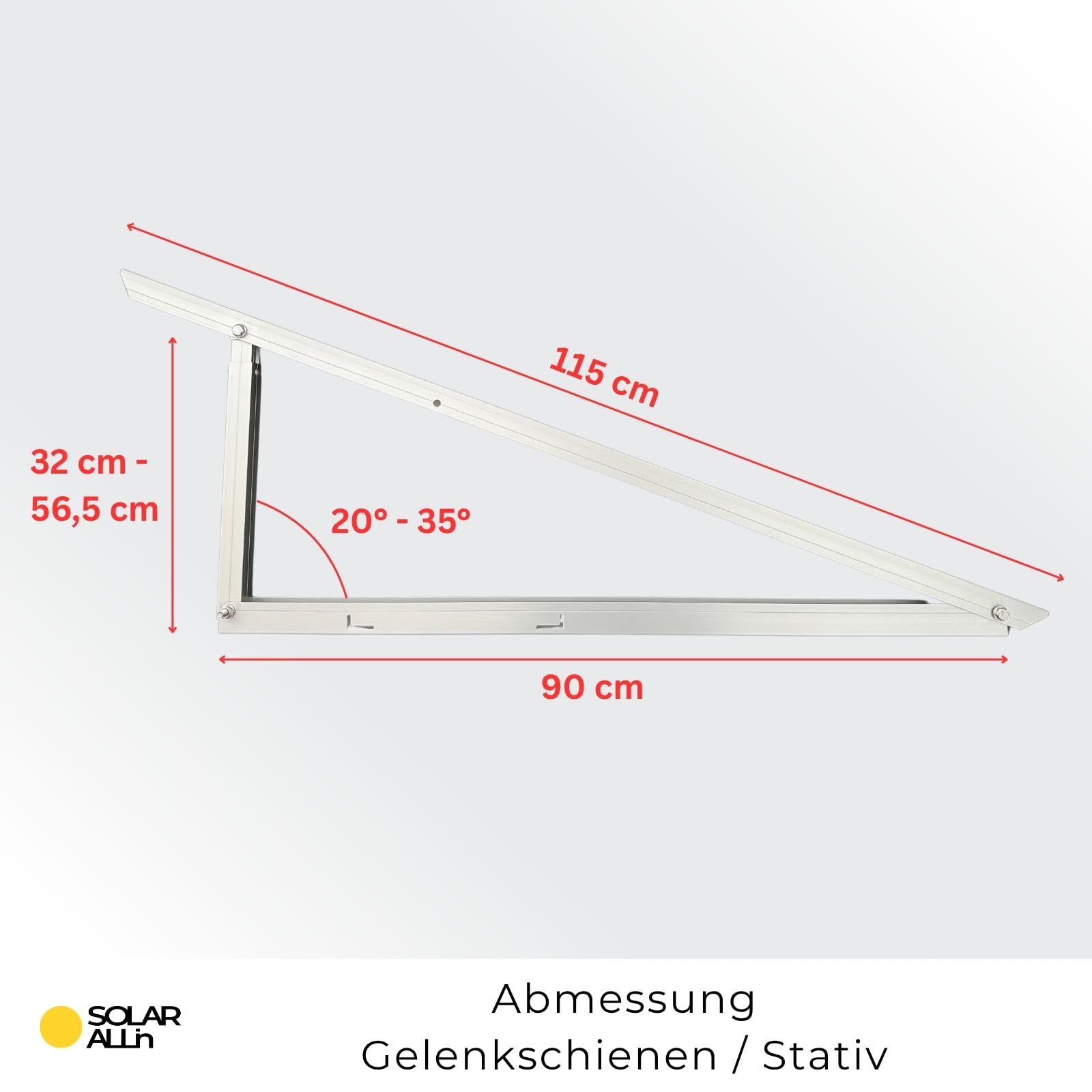 smartEC SOLAR ALLin Montageset Solar Balkonkraftwerk