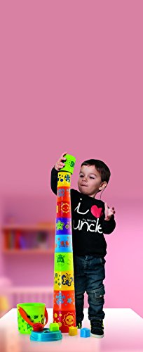 Miniland 96285 Giantte Moogy Stapelbecher 11-tlg 95cm