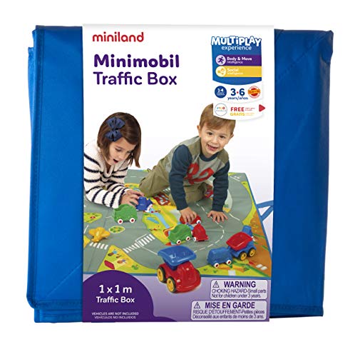 Miniland Minimobil Traffic Box Spieldecke 100x100 cm