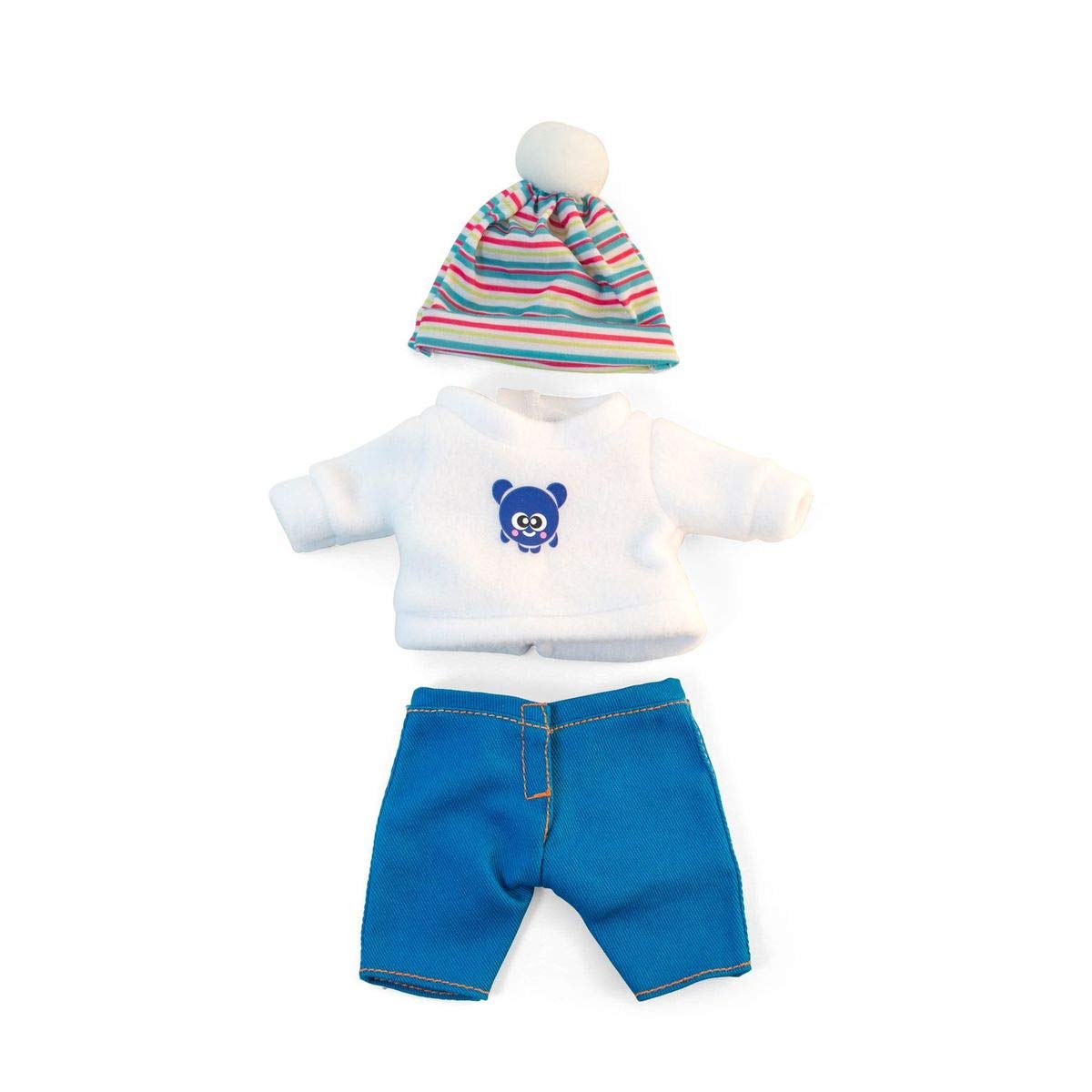 Miniland Puppenkleidung 21cm Blaues Pyjama Schlafmütze