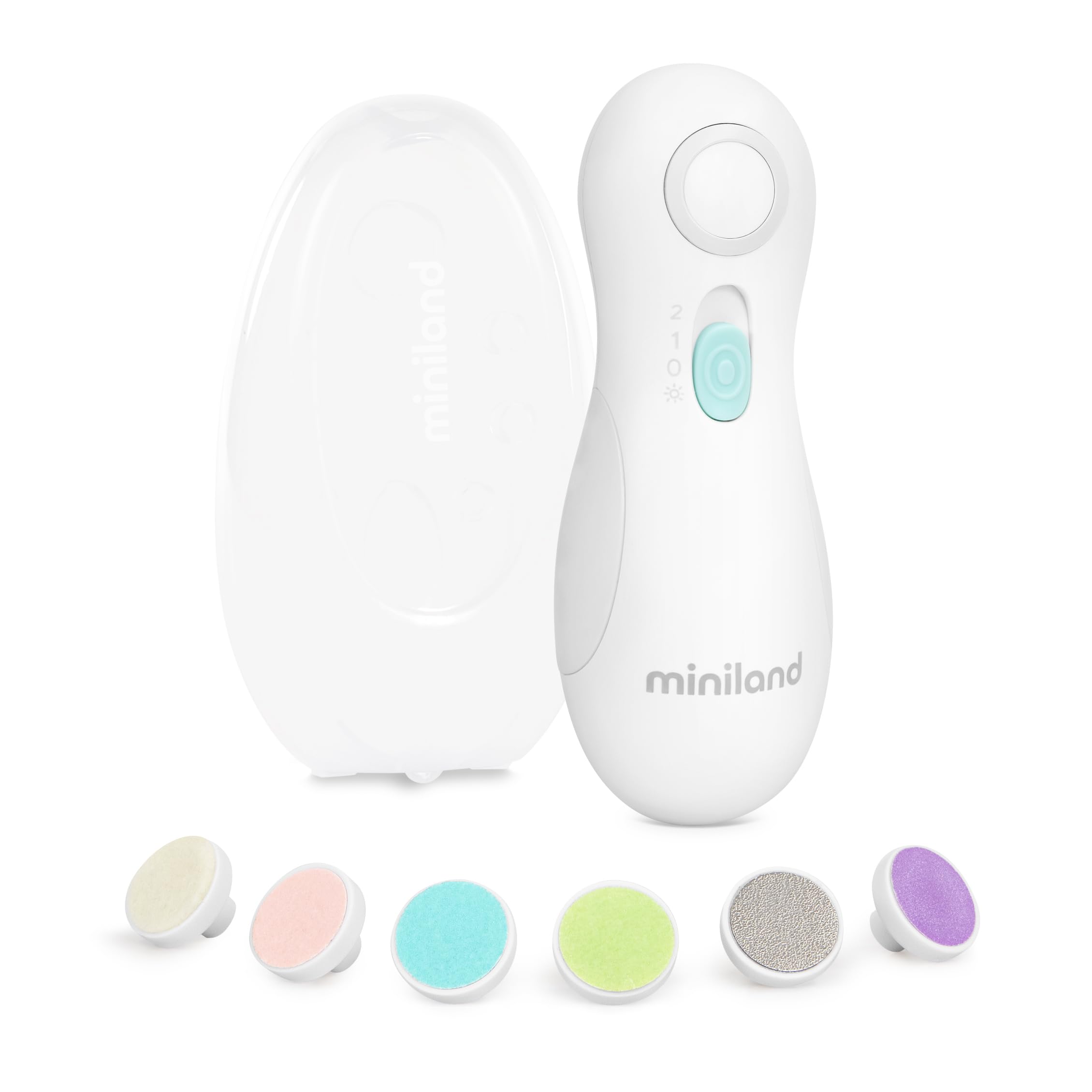 Miniland Care Elektrische Baby-Nagelfeile 6 Aufsätze