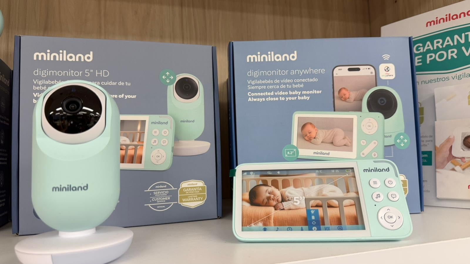 Miniland Digimonitor Babyphone 5 Zoll HD mit Kamera
