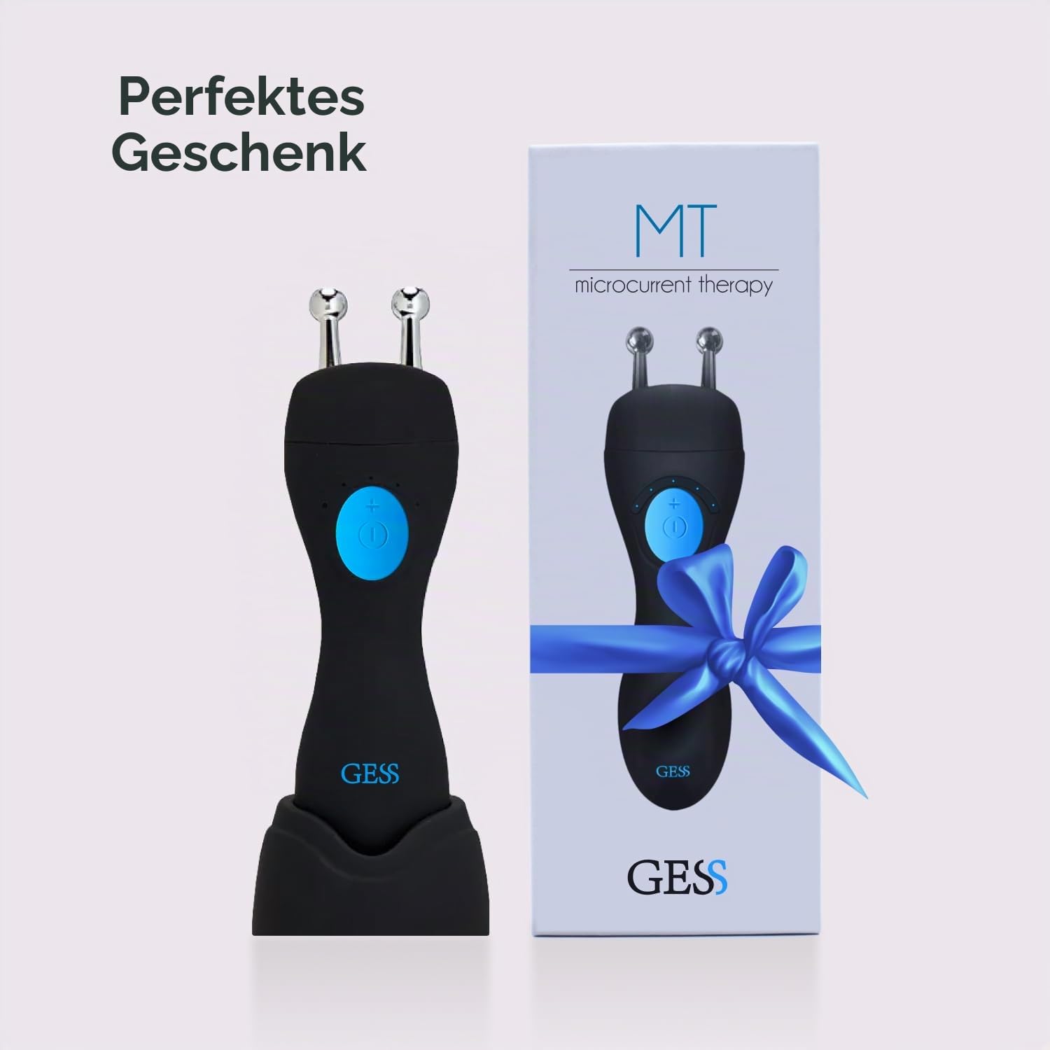 GESS MT Mikrostrom Gesichtsmassagegerät EMS Anti-Aging Batterie