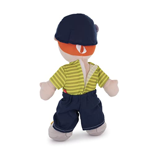 Miniland Diversity Stoffpuppe Junge 40cm mit Verschlüssen