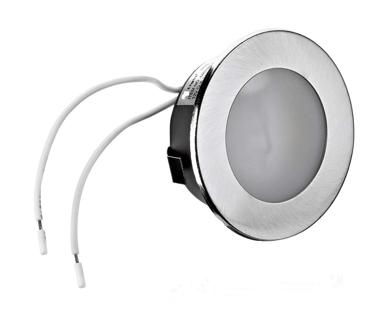 feinlux LED Einbauleuchte Set G4 12V 2er silber gebürstet