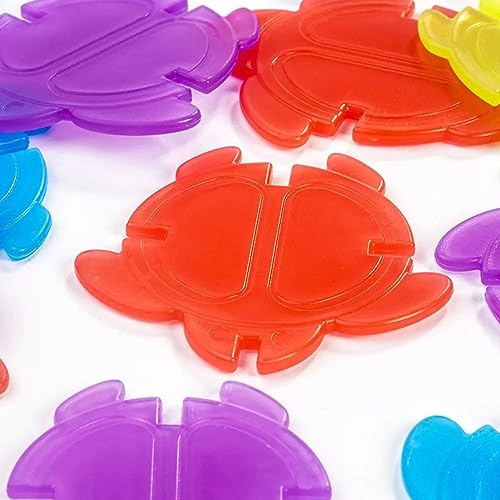 Miniland Math Turtles 31797 Lernspiel Farbringe 16 Ringe