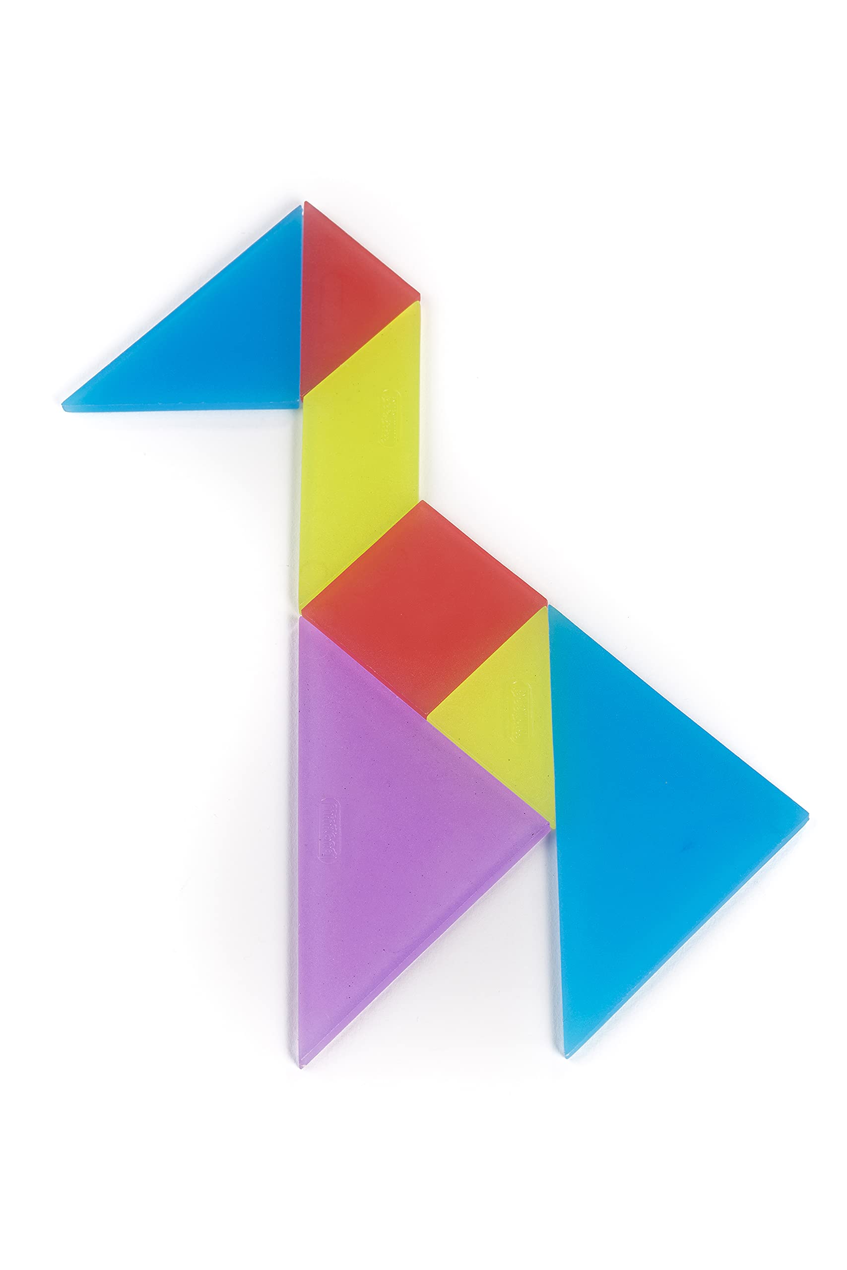 Miniland Translucent Tangram Tangramspiel 4er Set Leuchttisch