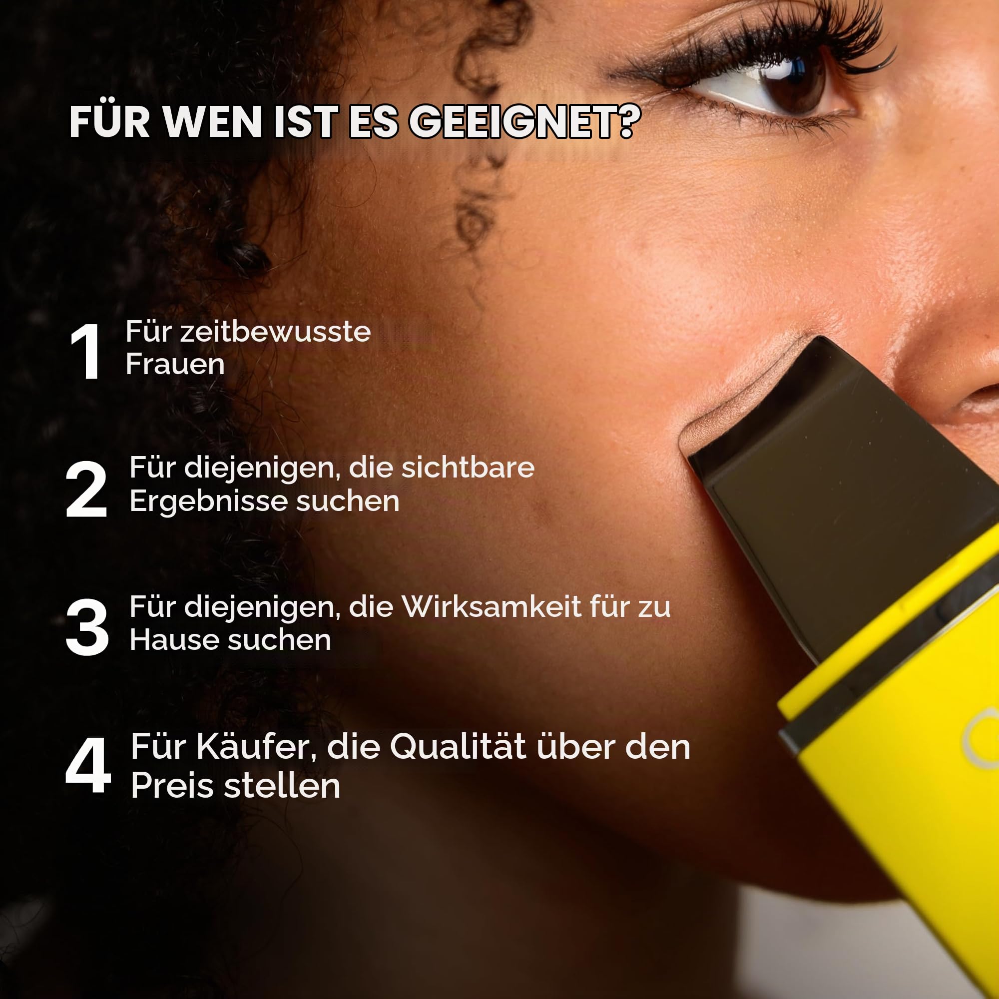 Gess Exotic Ultraschall Gesichtsgerät Lifting Anti-Aging reife Haut