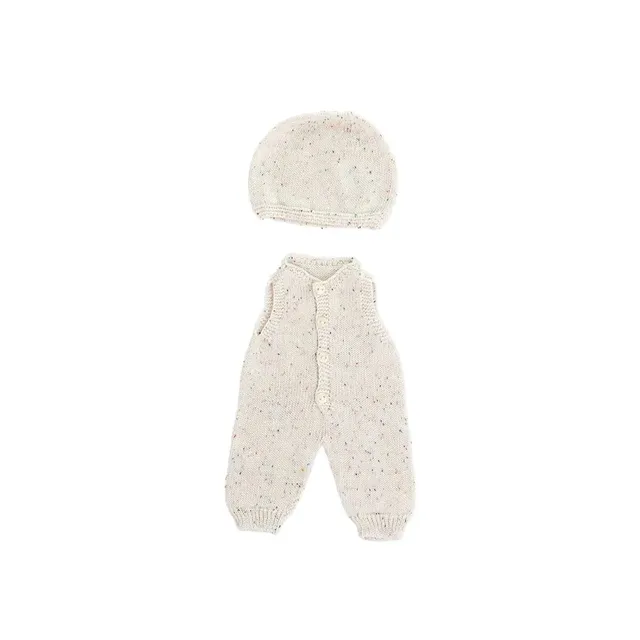 Miniland Dolls Strickset grün Body+Mütze für 40 cm Puppen