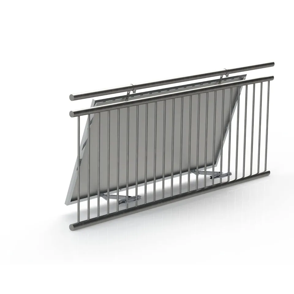 SOLAR ALLin Balkonhaken-Montageset Plus 0-30° Alu