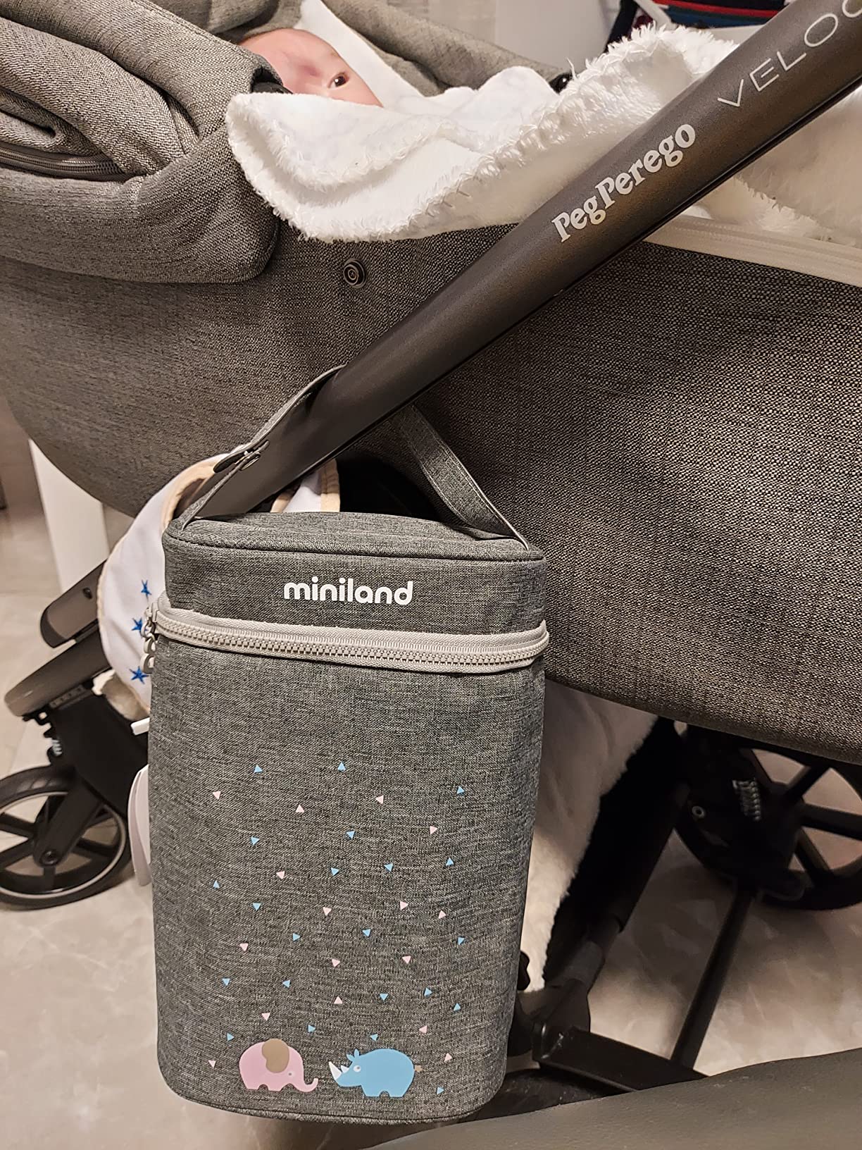 Miniland Thermibag Double Isoliertasche Candy Kinderwagen