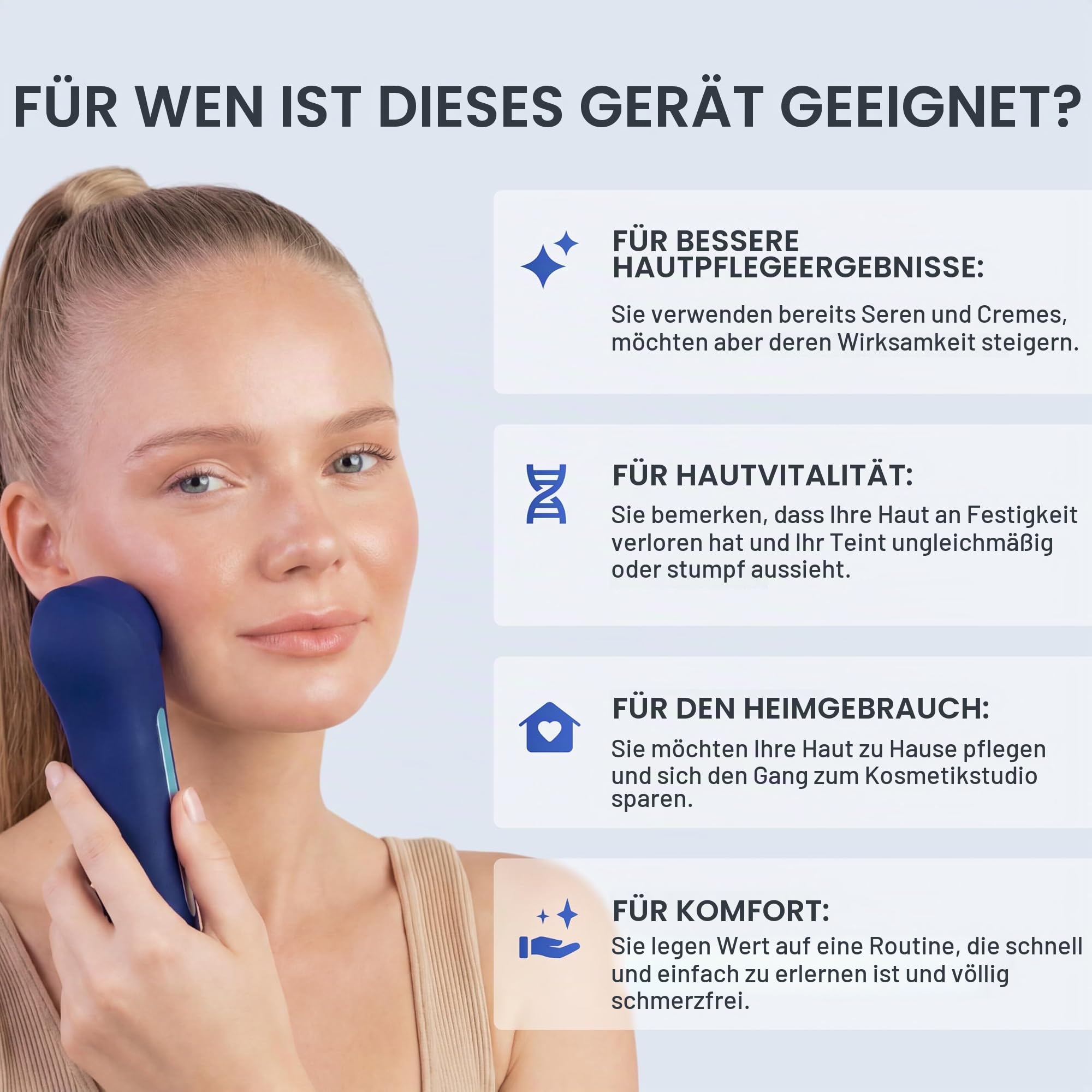 GESS Plasma Energy Kaltplasma Gerät Gesicht Akne