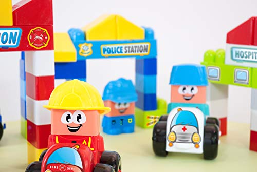 Miniland Super Blocks Hospital 32351 Bauklötze 17 Teile Figur