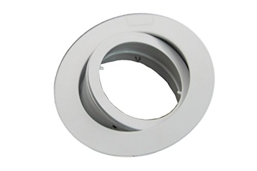 feinlux LED Einbaurahmen GU10 rund weiß Einbaustrahler
