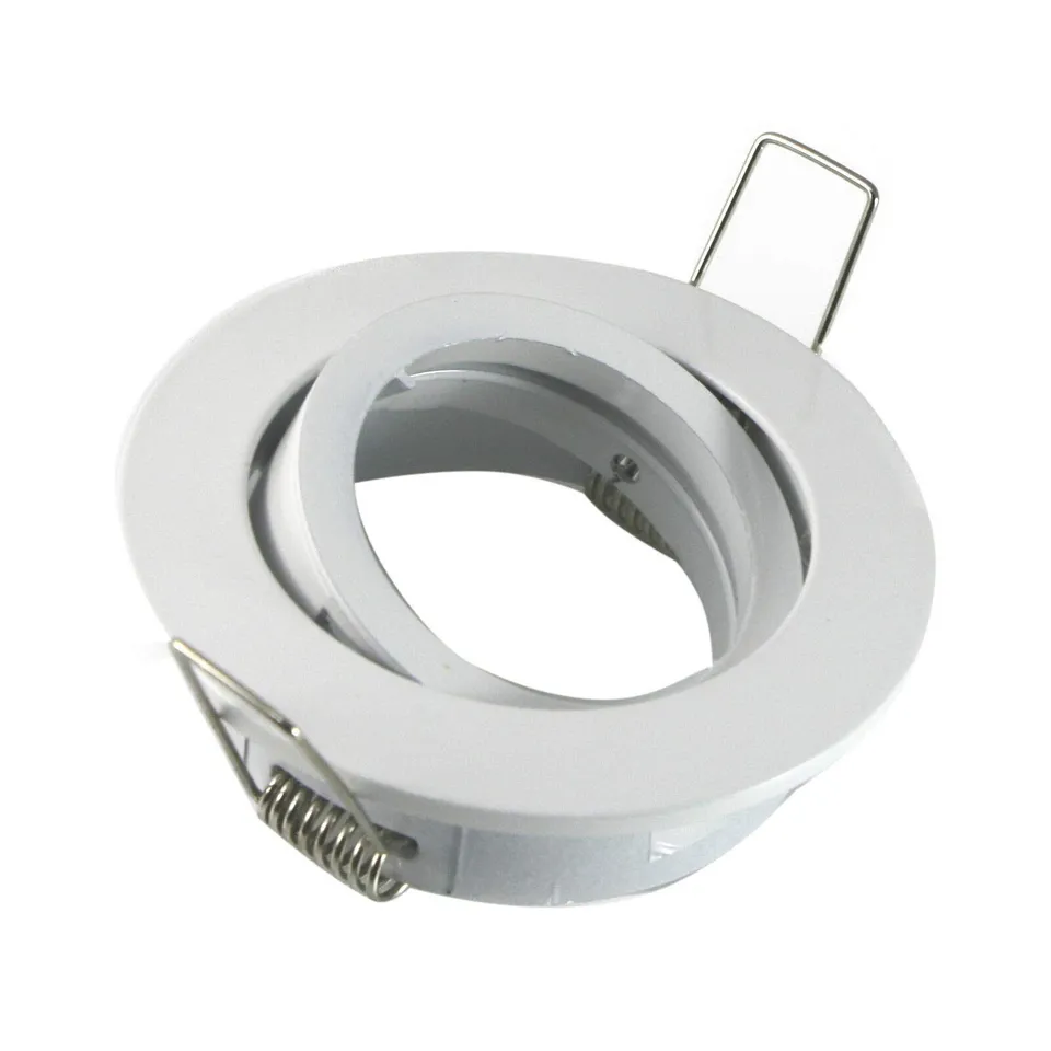 feinlux LED Einbaurahmen GU10 rund weiß Einbaustrahler