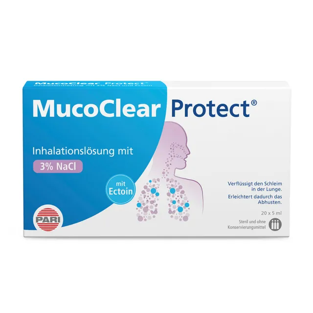 PARI MucoClear Protect Inhalationslösung 20x5 ml 3% Ectoin