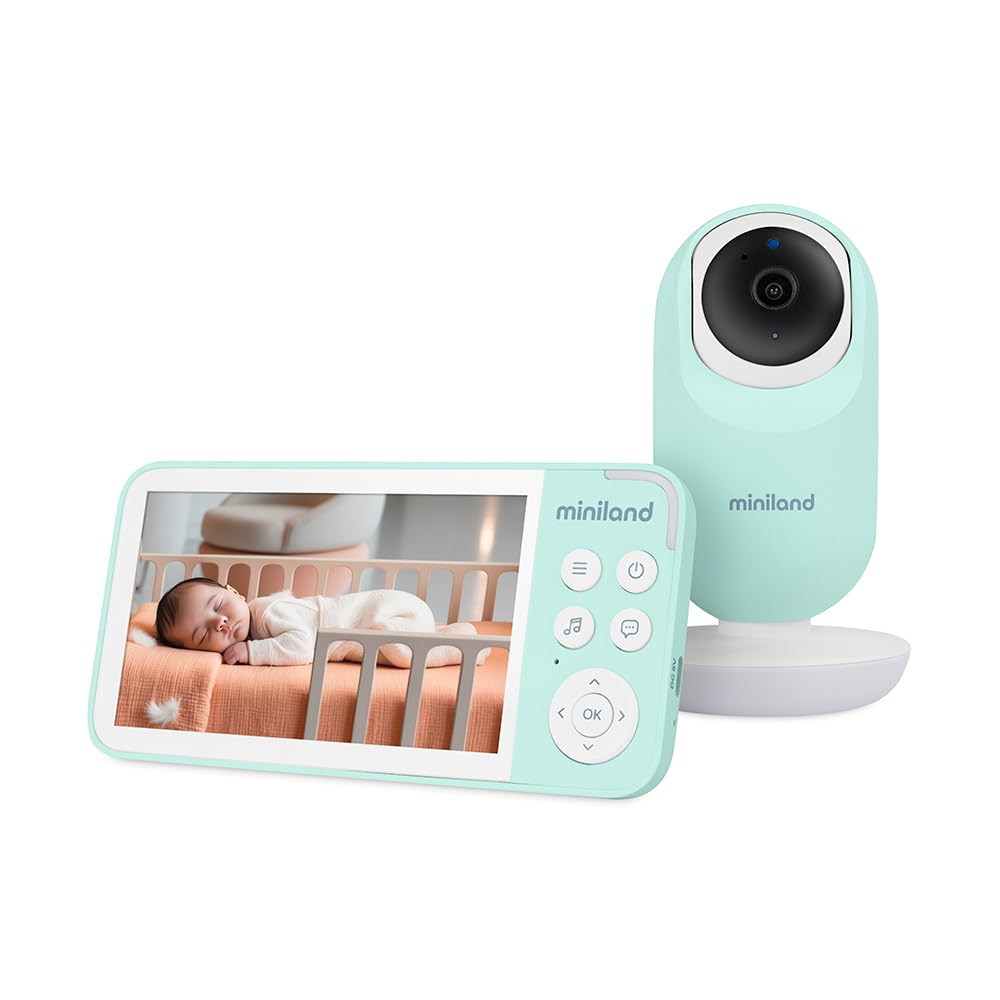 Miniland Digimonitor Babyphone 5 Zoll HD mit Kamera