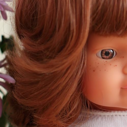 Miniland Dolls Babypuppe 38cm rothaariges Mädchen Vanilleduft