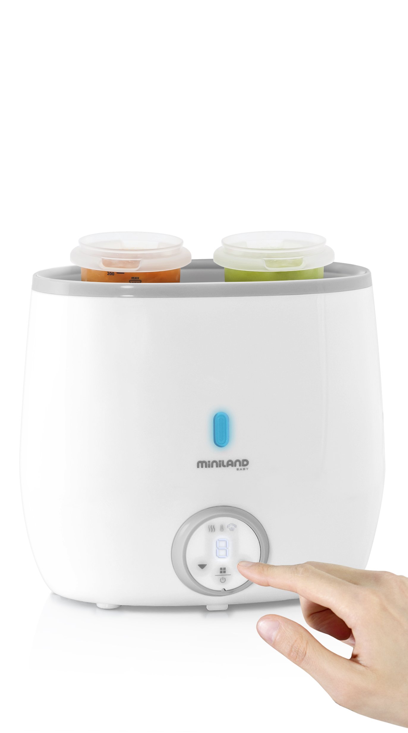 Miniland Nutrition Flaschenwärmer Sterilisator 2 Flaschen