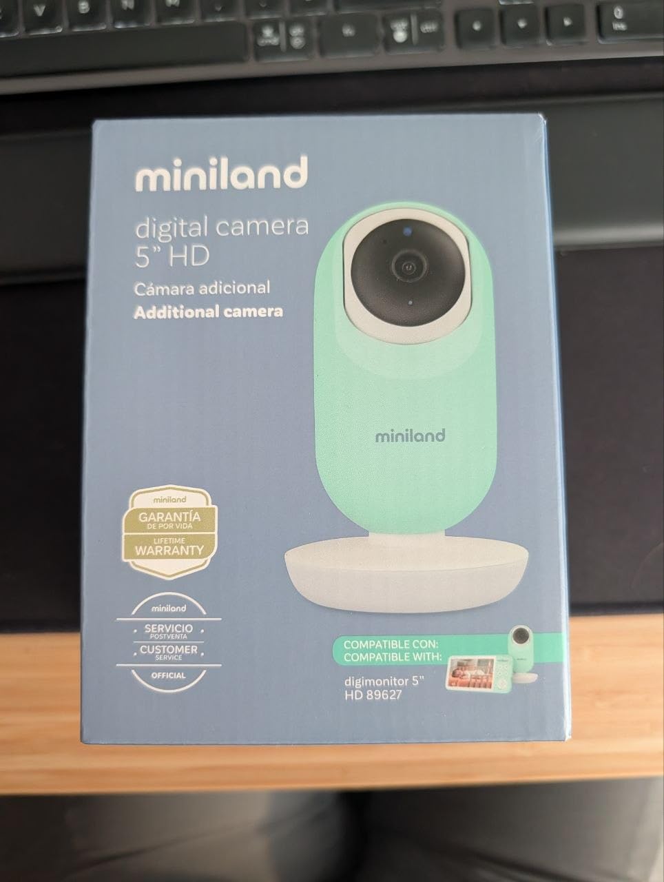 Miniland Digimonitor 5 Zoll Zusatzkamera HD Babyphone 300 m