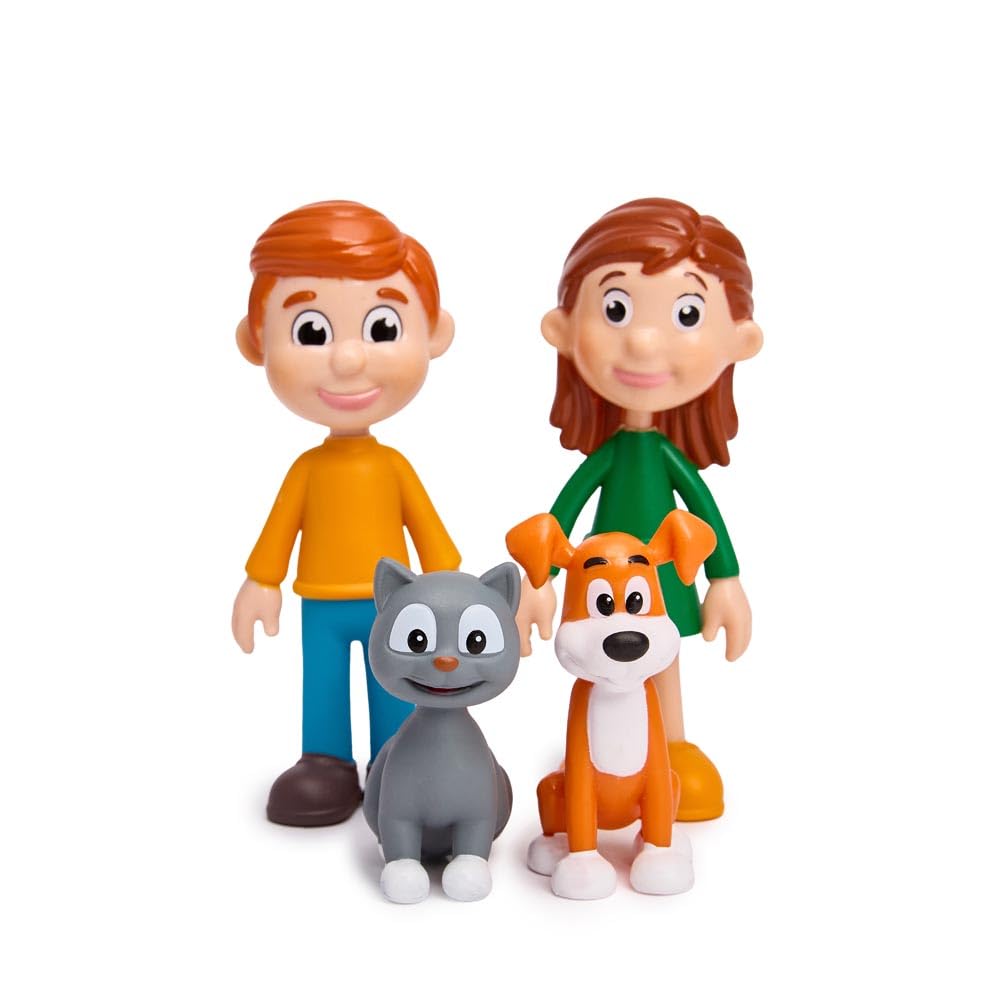 Miniland SEL Familie helle Haut Figuren-Set 8-teilig