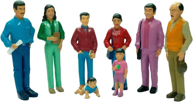 Miniland Figurenset südamerikanische Familie 8 Figuren