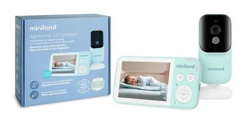Miniland Digimonitor Compact 3,5 Zoll Babyphone Zoom