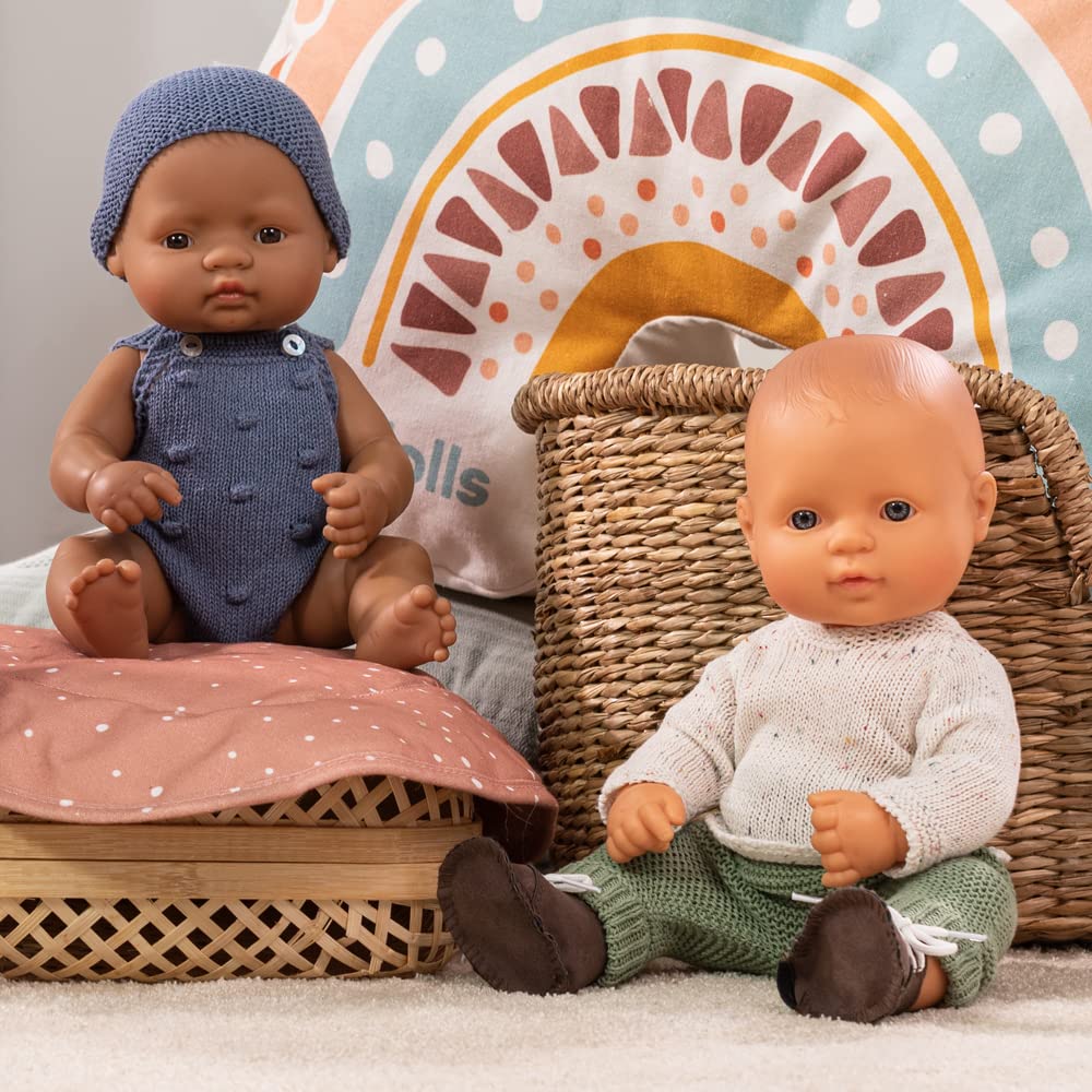 Miniland Dolls Babypuppe Junge 32 cm lateinamerikanisch Vinyl