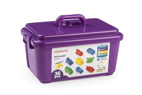 Miniland Minimobil Spielfahrzeuge 9 cm 36 Stück