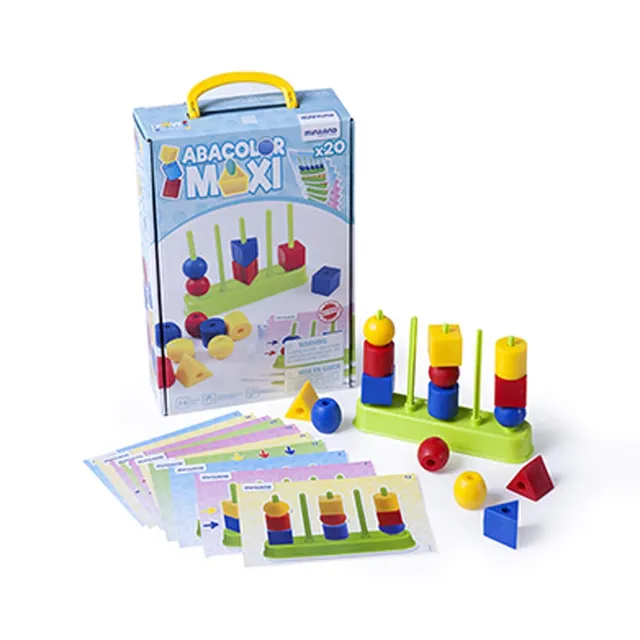 Miniland Abacolor Maxi Stapelspiel 45309 3-6 Jahre