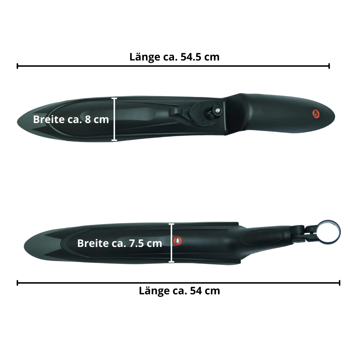 smartEC Fahrradtaschen Schutzblech Set 26-28 Zoll MTB