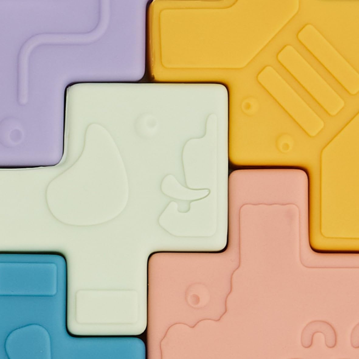 Miniland Soft Animal Blocks Steckpuzzle 10-tlg ab 18 M.