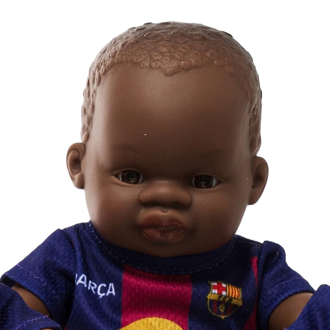 Miniland FC Barcelona Puppe 21 cm Afrikanisch blaugrana Trikot