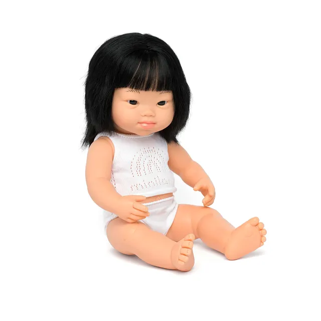 Miniland Dolls Babypuppe Mädchen Down Syndrom 38cm