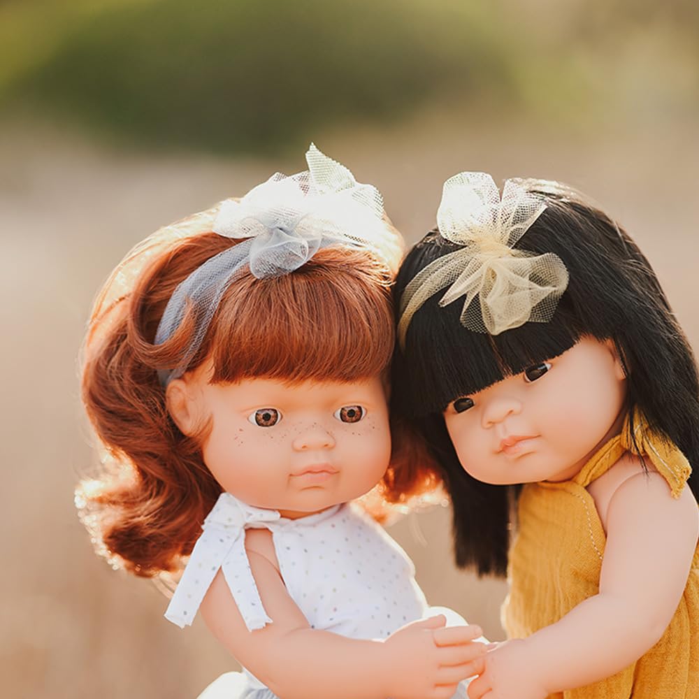 Miniland My Friends Puppe 38cm Mädchen rothaarig Vinyl