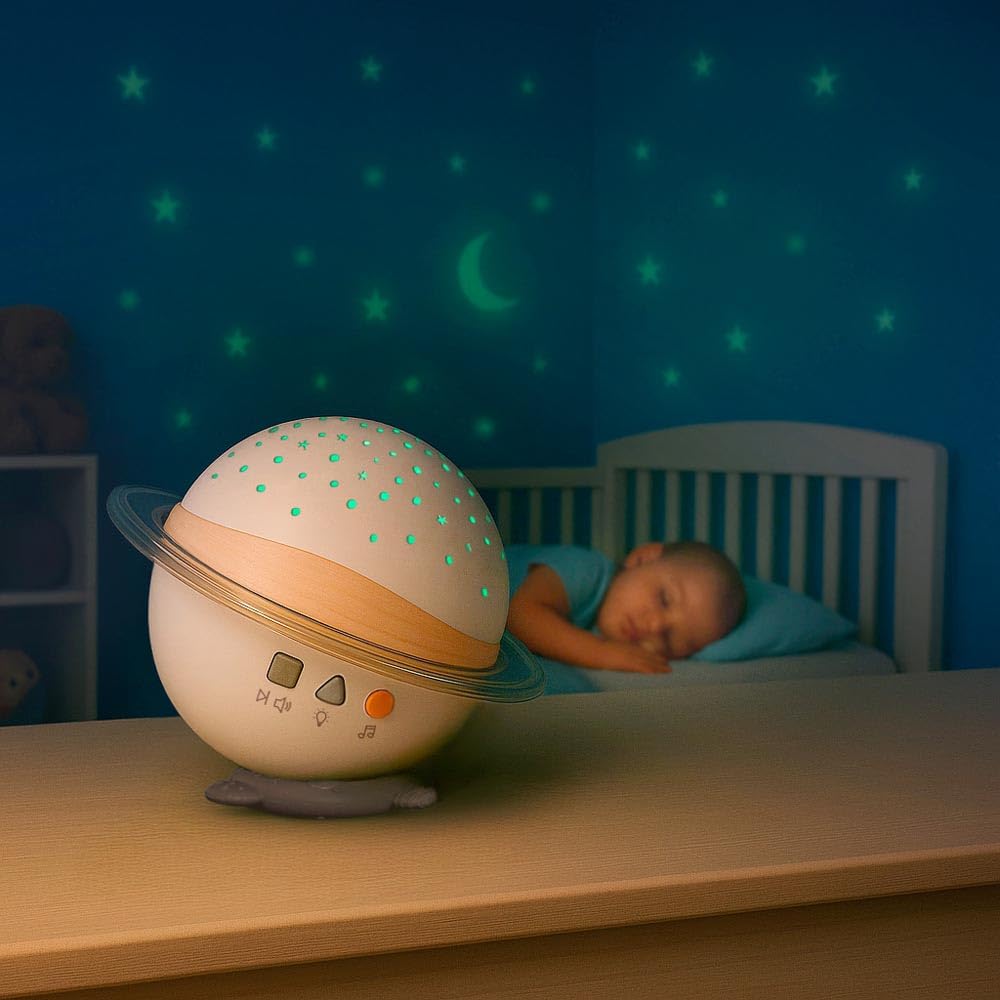 Miniland Stellar Dreams Sternprojektor Nachtlicht 36 Klänge